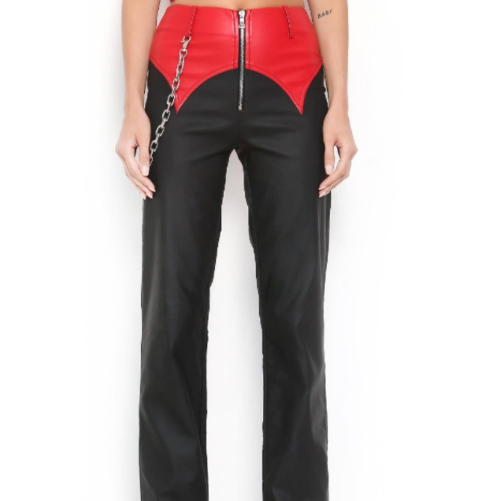I.AM.GIA STONE PANT BLACK/RED SIZE LARGE / SIZE L